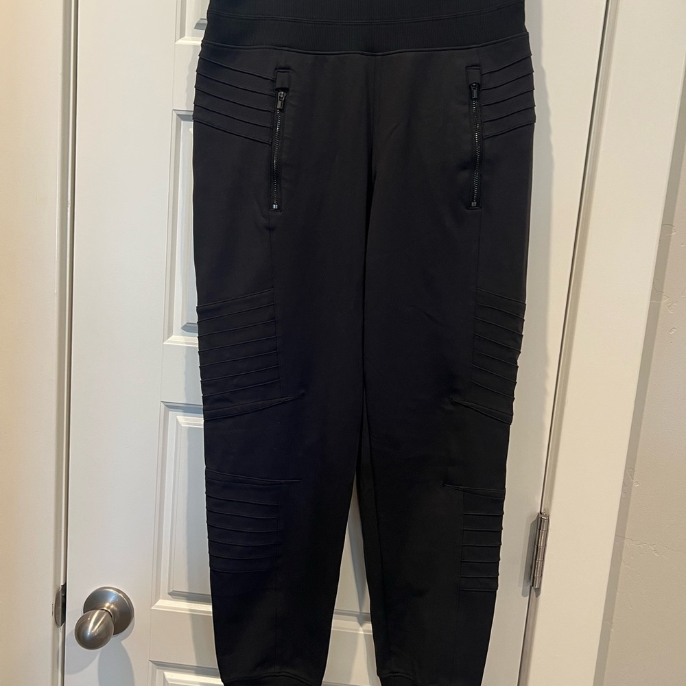 Athleta Black Venice Moto Jogger